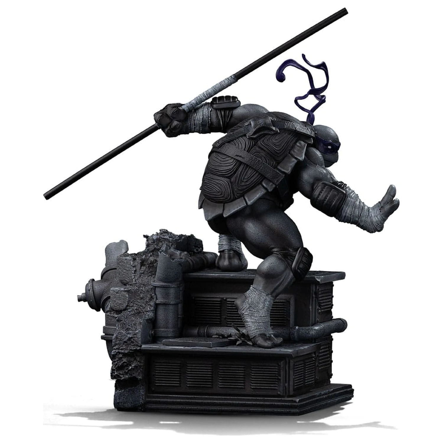 Teenage Mutant Ninja Turtles Art Scale statua 1/10 Donatello Black and White Variant 26 cm fotografija proizvoda
