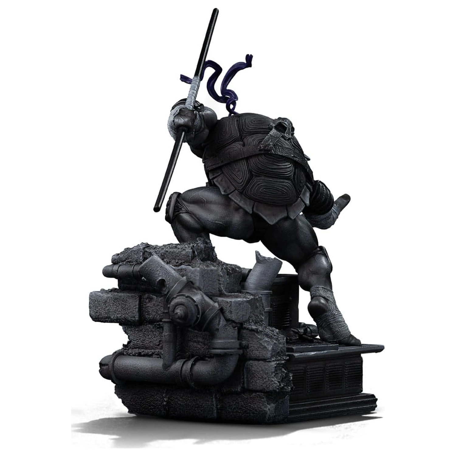 Teenage Mutant Ninja Turtles Art Scale statua 1/10 Donatello Black and White Variant 26 cm fotografija proizvoda