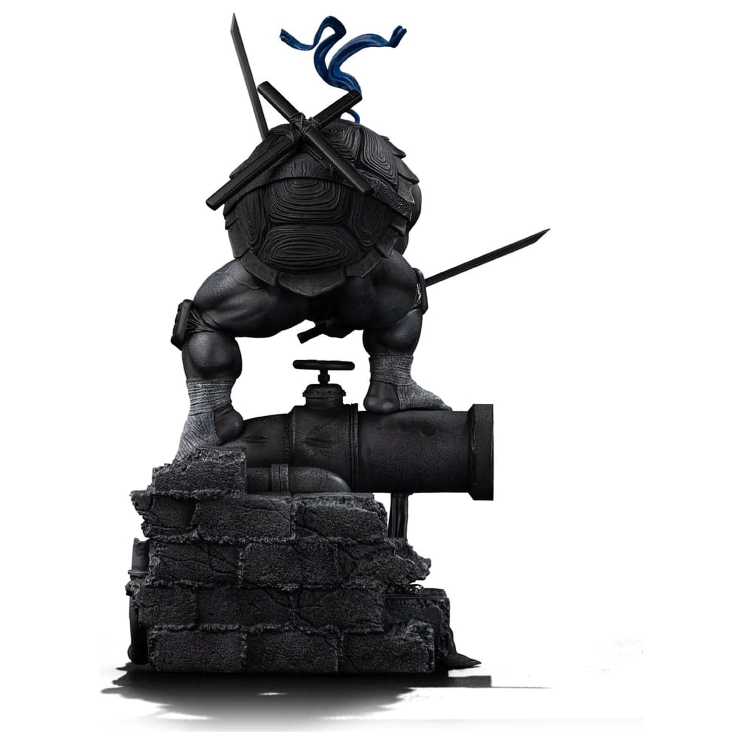 Teenage Mutant Ninja Turtles Art Scale statua 1/10 Leonardo Black and White Variant 26 cm fotografija proizvoda