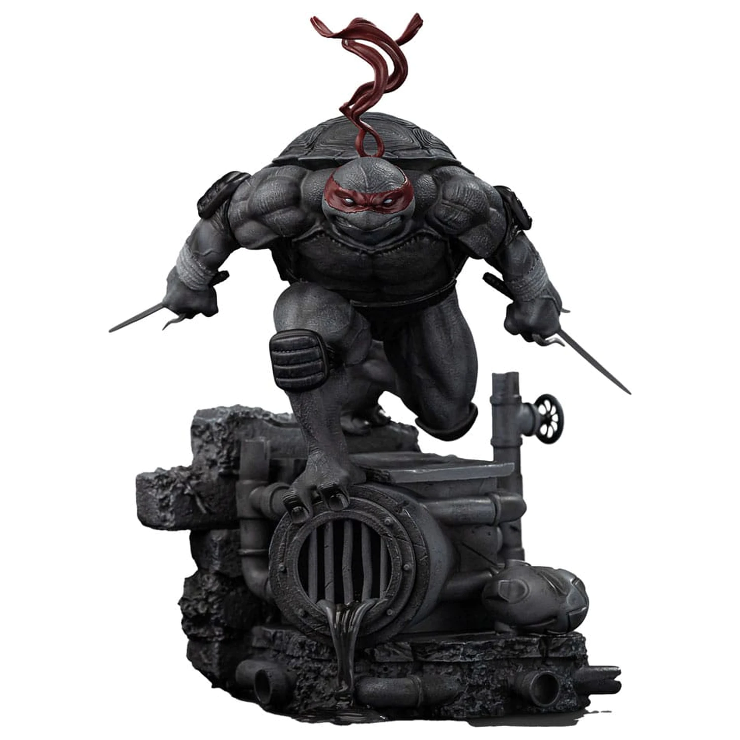 Teenage Mutant Ninja Turtles Art Scale statua 1/10 Raphael Black and White Variant 26 cm fotografija proizvoda