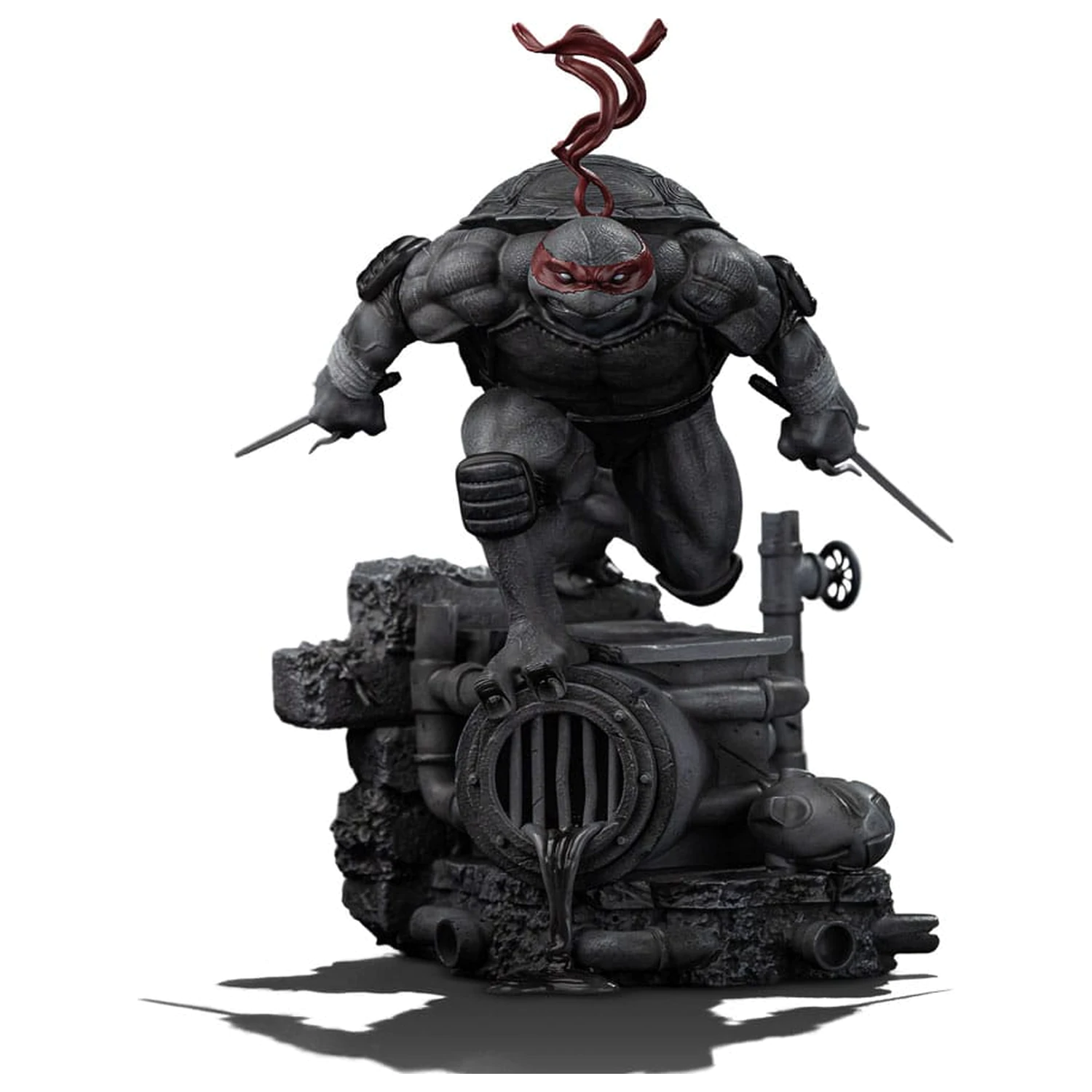 Teenage Mutant Ninja Turtles Art Scale statua 1/10 Raphael Black and White Variant 26 cm fotografija proizvoda