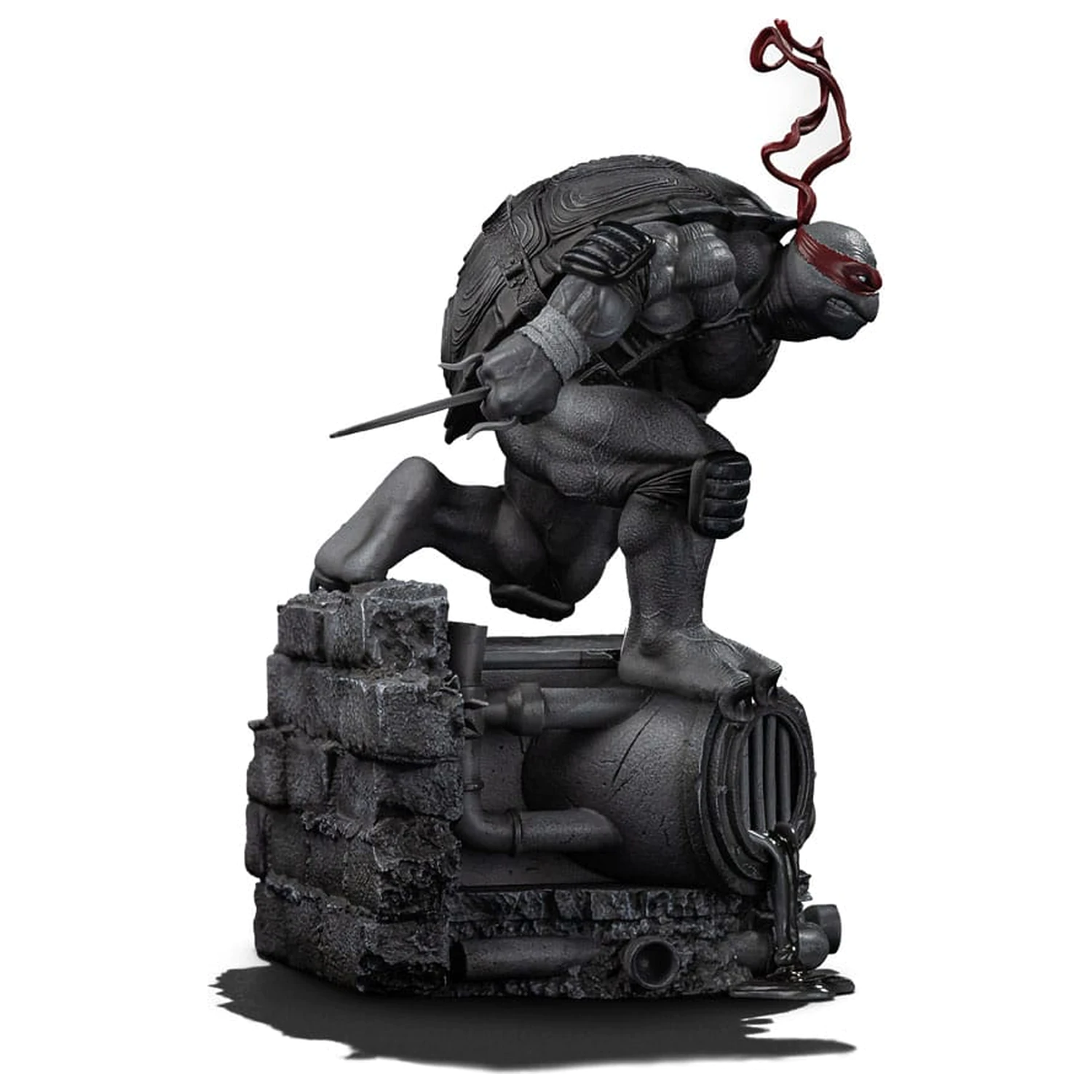 Teenage Mutant Ninja Turtles Art Scale statua 1/10 Raphael Black and White Variant 26 cm fotografija proizvoda