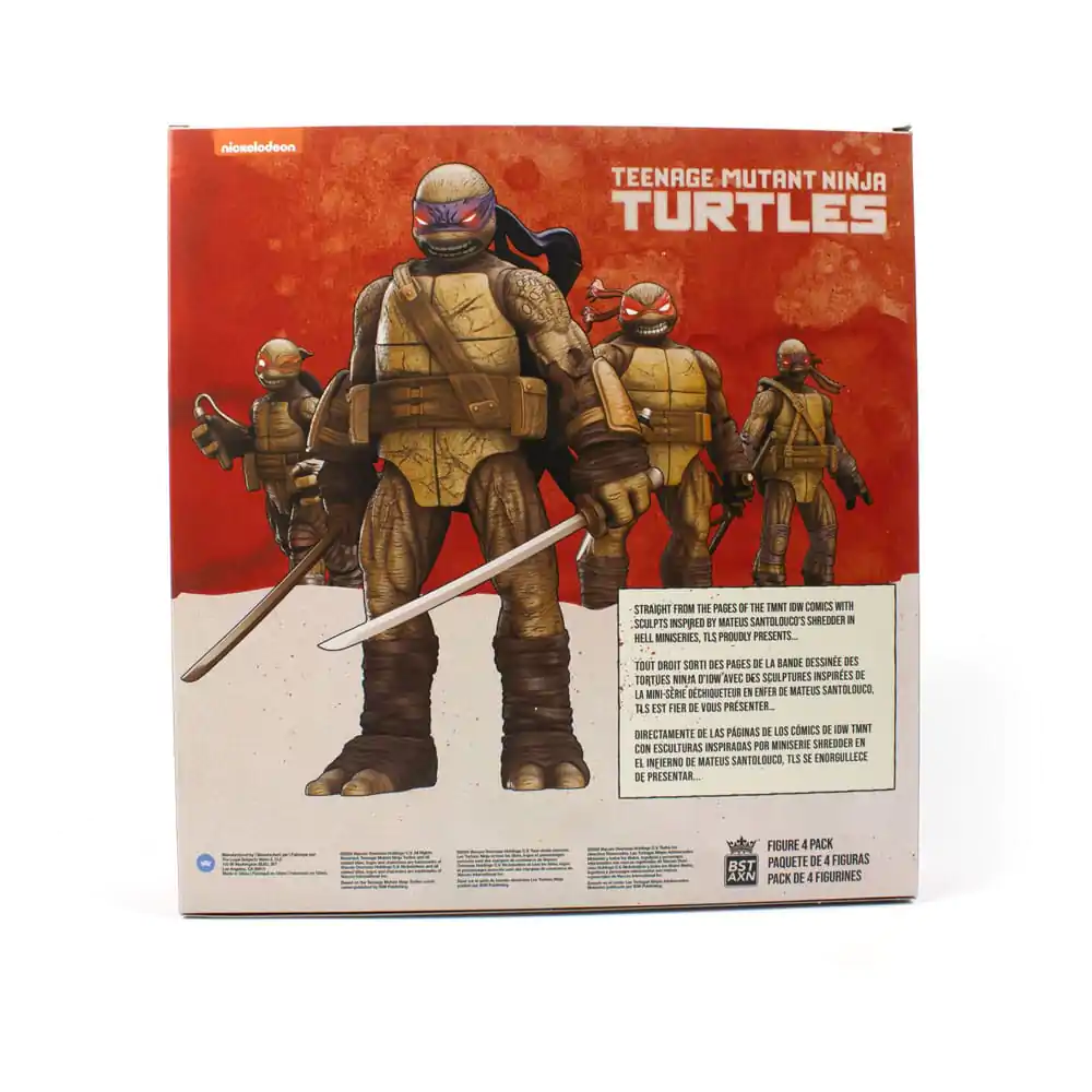 Teenage Mutant Ninja Turtles BST AXN akcijske figure set od 4 Zombie kornjače (IDW Comics) 13 cm fotografija proizvoda