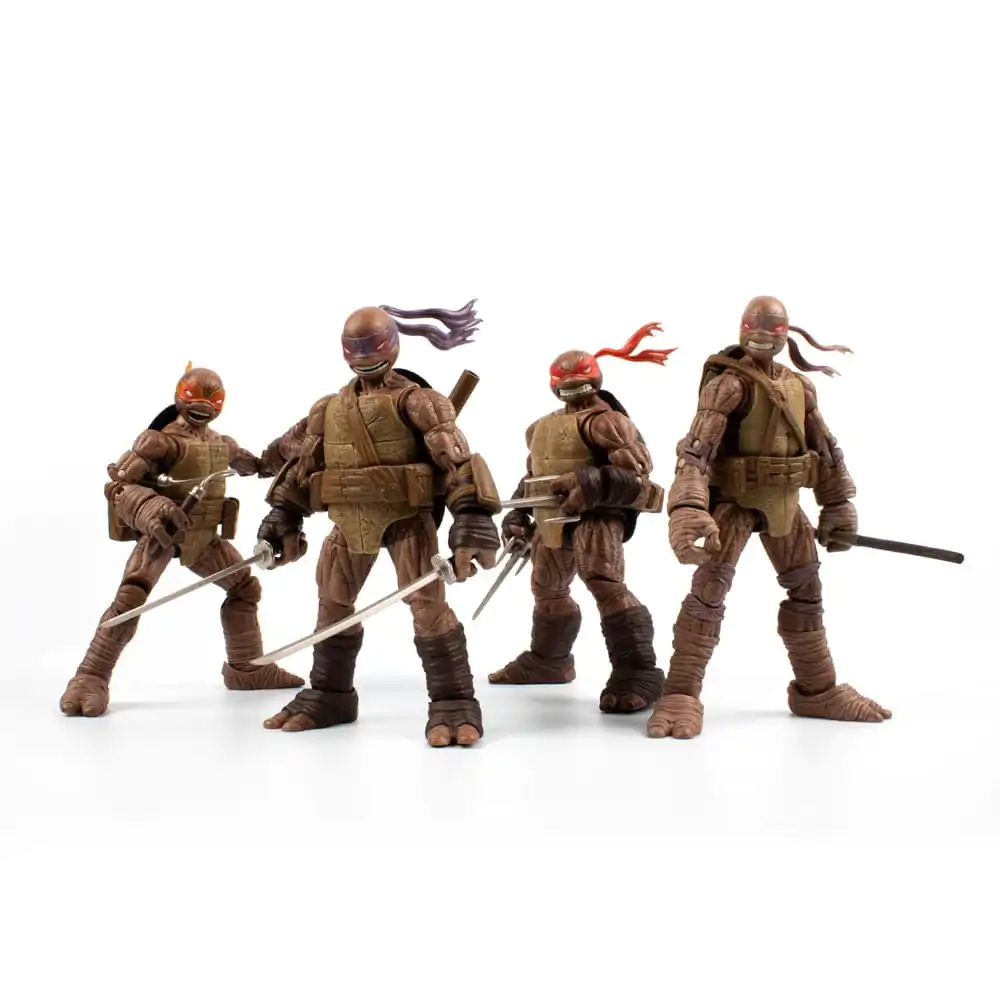 Teenage Mutant Ninja Turtles BST AXN akcijske figure set od 4 Zombie kornjače (IDW Comics) 13 cm fotografija proizvoda