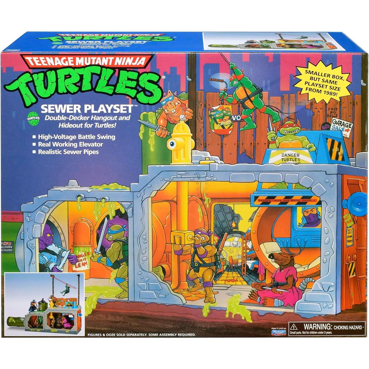 Teenage Mutant Ninja Turtles Building Secret Sewer Lid Set za igru Mutant Module 30 cm fotografija proizvoda