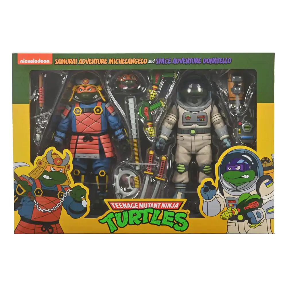 Teenage Mutant Ninja Turtles (Cartoon) Akcijska Figura 2 Pack Space Adventure & Samurai Turtles 18 cm fotografija proizvoda