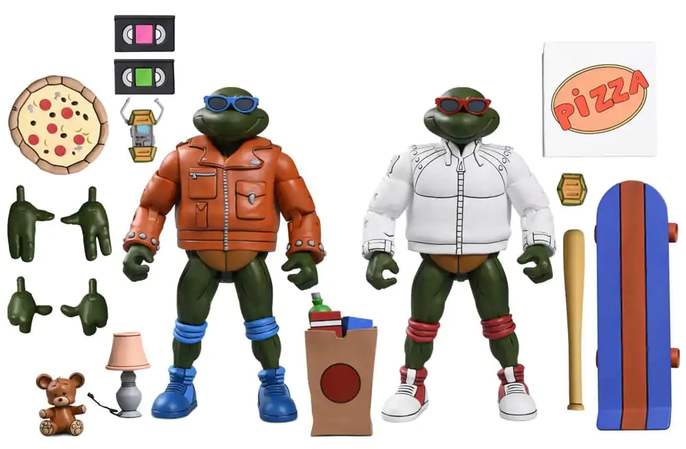 Teenage Mutant Ninja Turtles (Cartoon) akcijska figura Punk Leo i Punk Raph 2 Pack 18 cm fotografija proizvoda