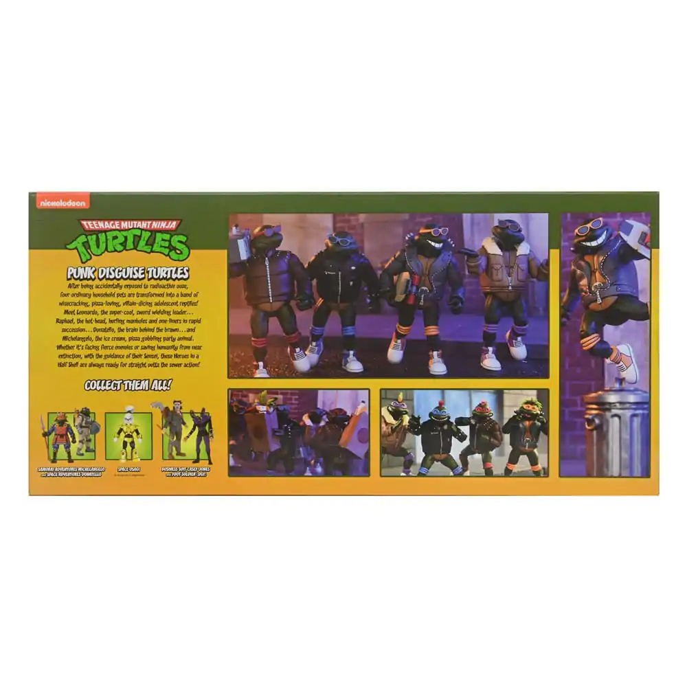 Teenage Mutant Ninja Turtles (Cartoon) akcijske figure set od 4 Punk Turtles 18 cm fotografija proizvoda