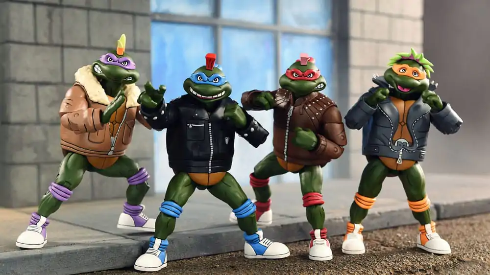 Teenage Mutant Ninja Turtles (Cartoon) akcijske figure set od 4 Punk Turtles 18 cm fotografija proizvoda