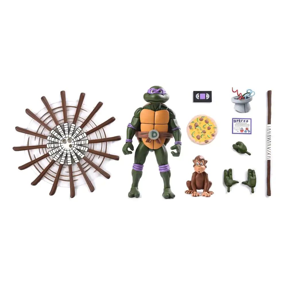 Teenage Mutant Ninja Turtles (Cartoon) Akcijska figura Ultimate Donatello VHS 18 cm fotografija proizvoda