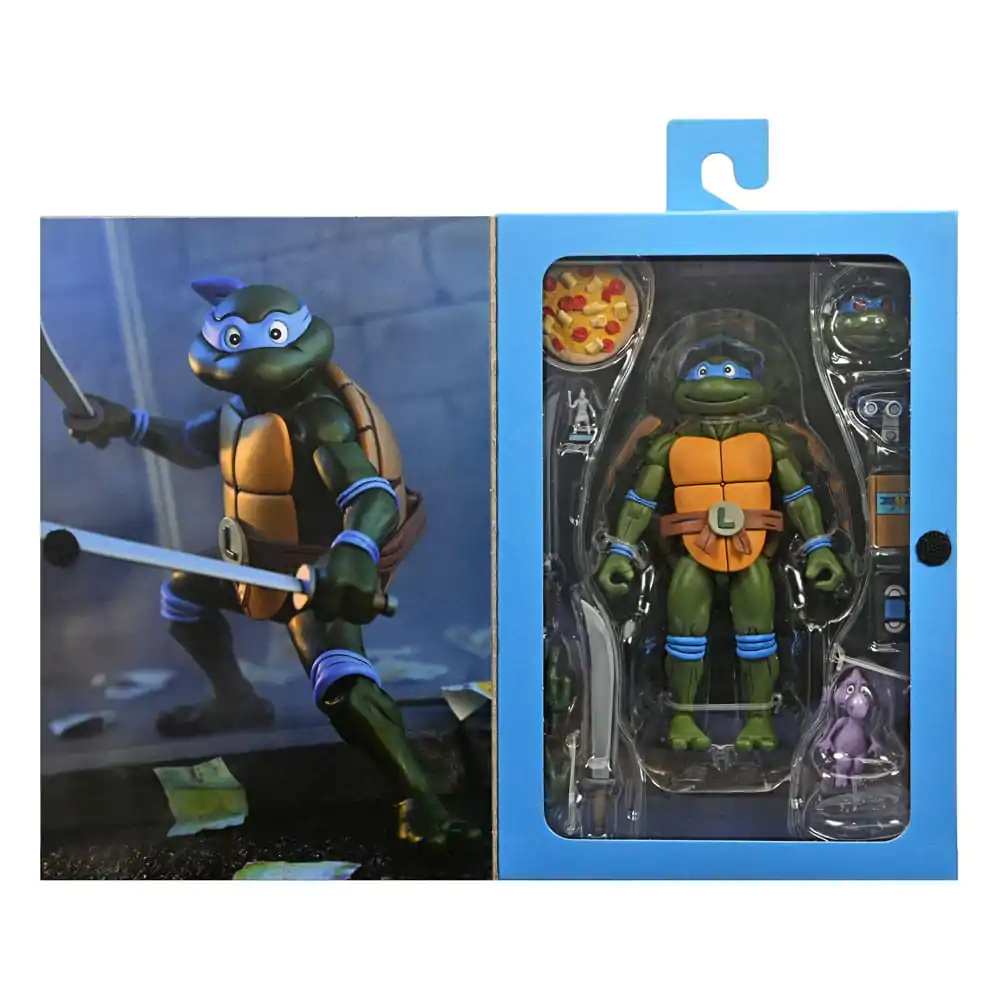 Teenage Mutant Ninja Turtles (Cartoon) akcijska figura Ultimate Leonardo VHS 18 cm fotografija proizvoda