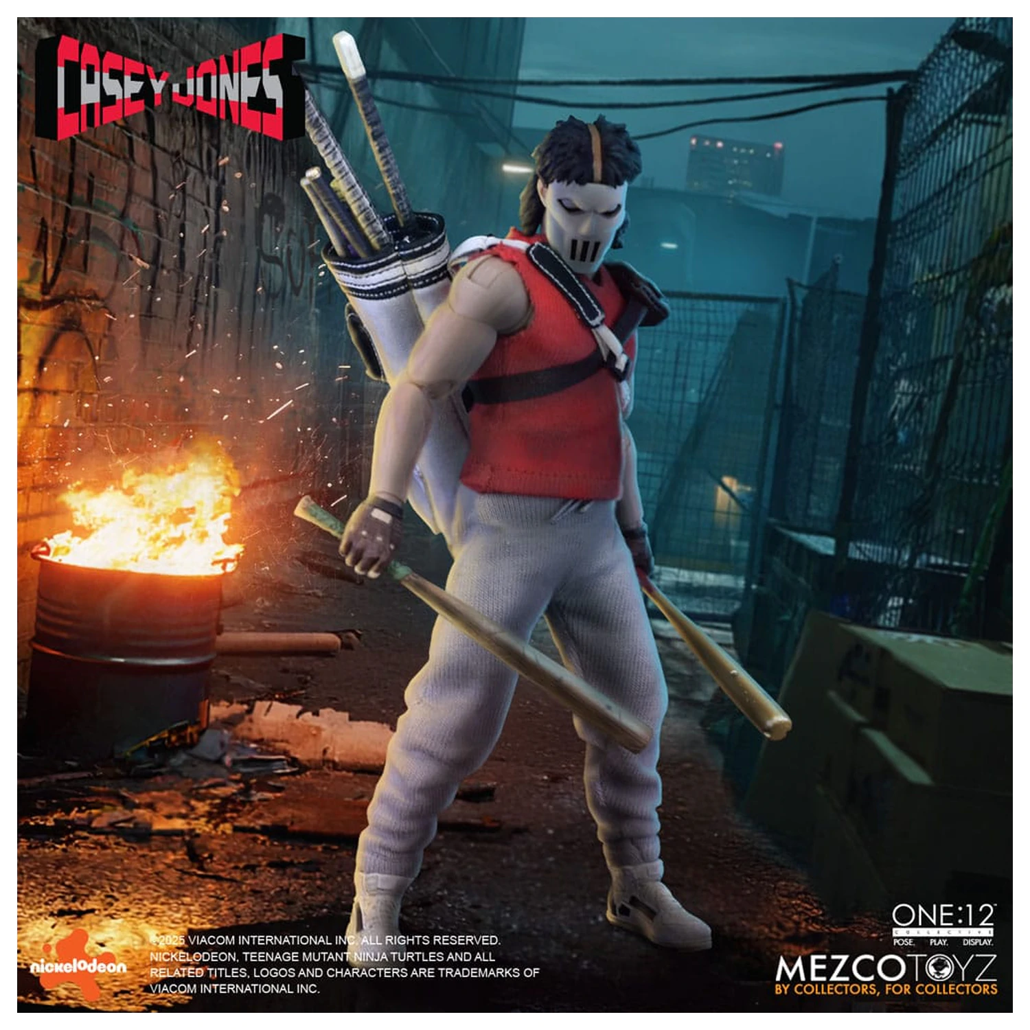 Teenage Mutant Ninja Turtles Figura 1/12 Casey Jones 17 cm fotografija proizvoda