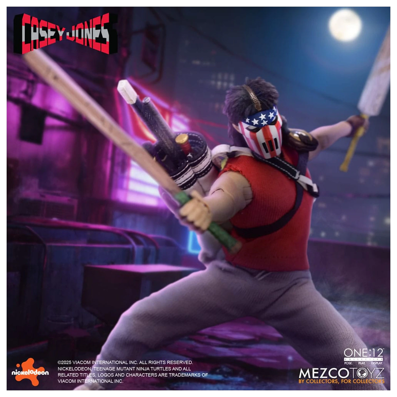 Teenage Mutant Ninja Turtles Figura 1/12 Casey Jones 17 cm fotografija proizvoda