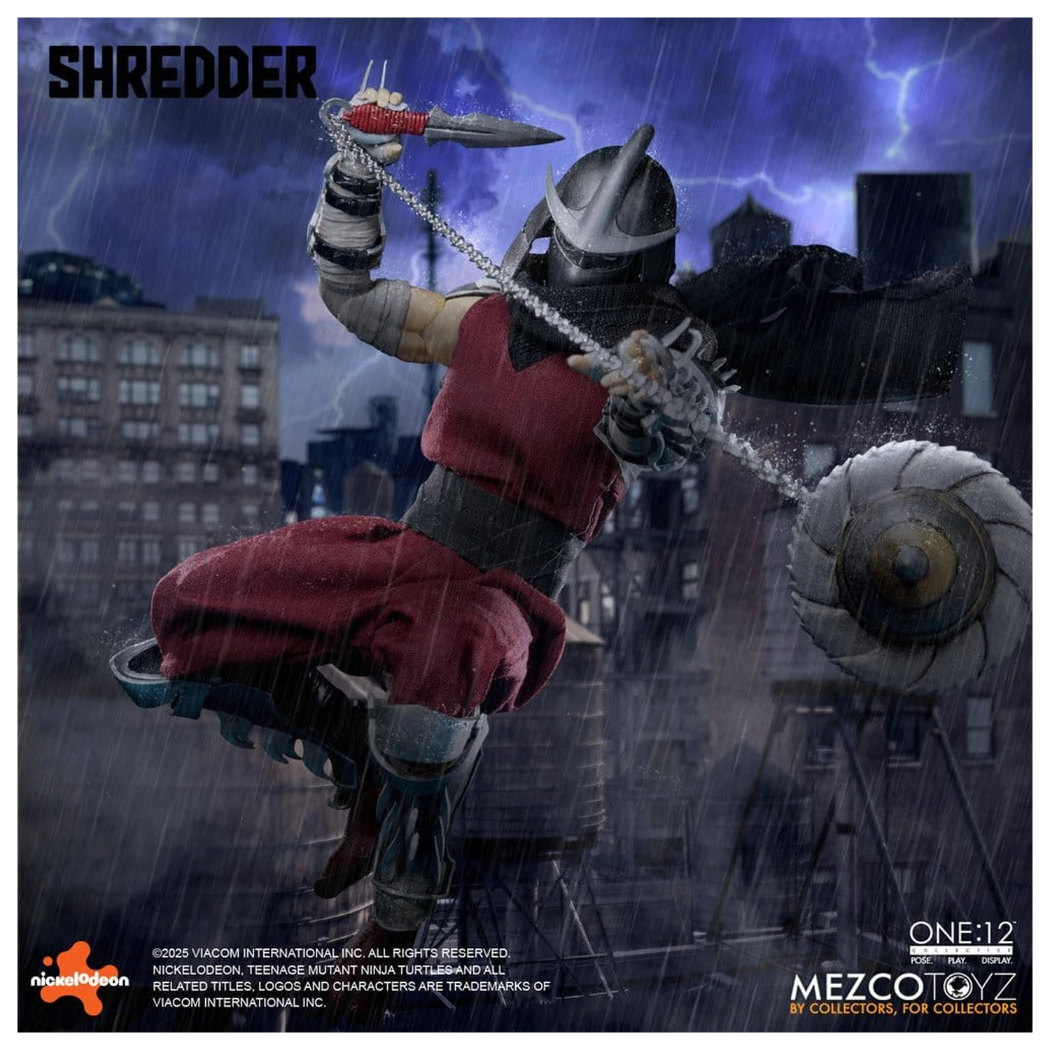Teenage Mutant Ninja Turtles Figura 1/12 Shredder 17 cm fotografija proizvoda