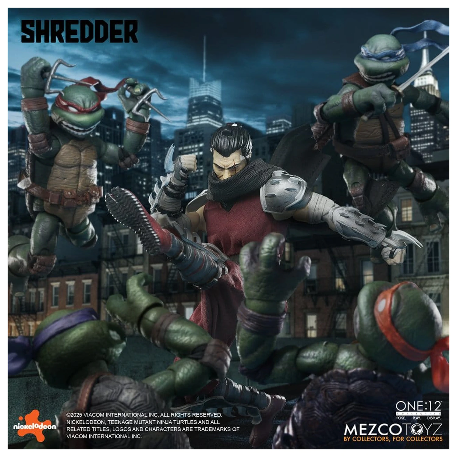 Teenage Mutant Ninja Turtles Figura 1/12 Shredder 17 cm fotografija proizvoda