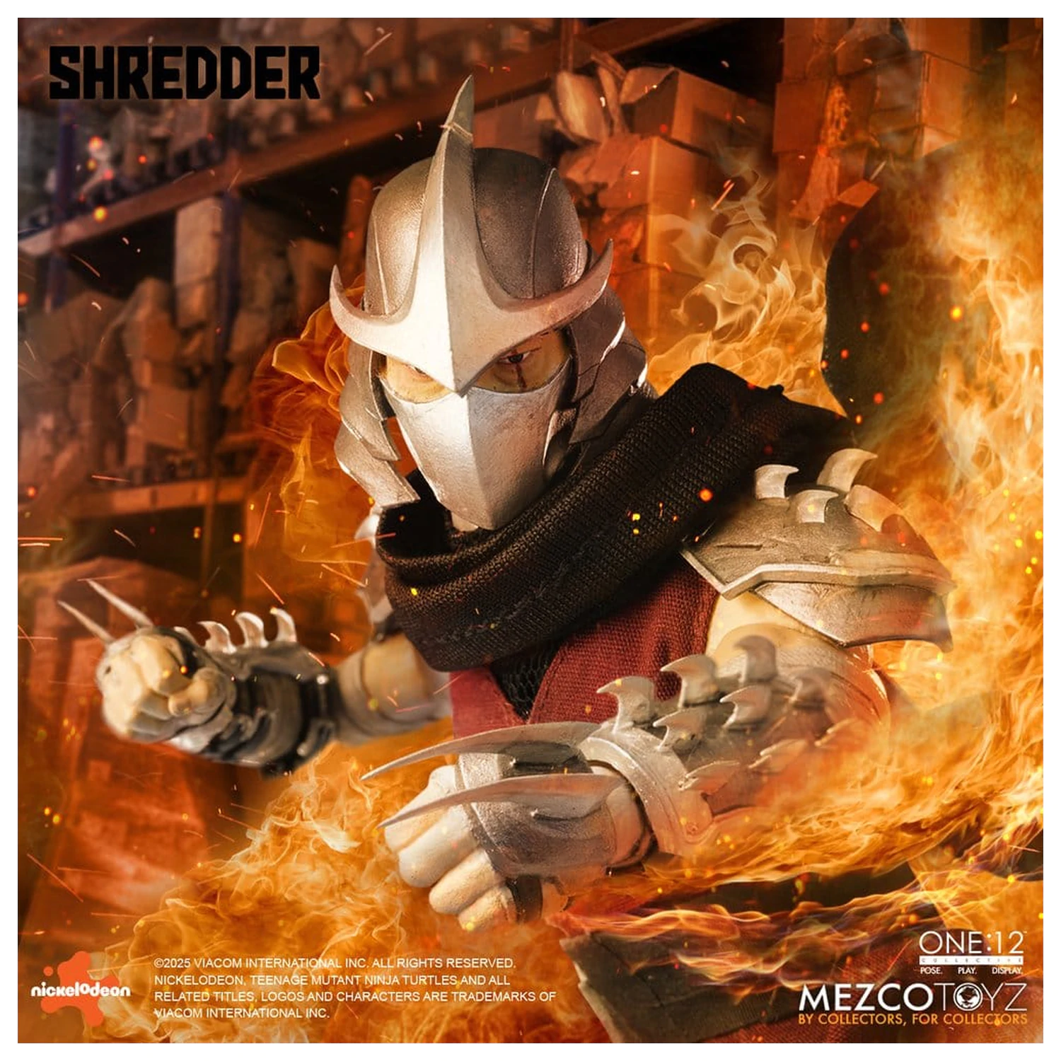 Teenage Mutant Ninja Turtles Figura 1/12 Shredder 17 cm fotografija proizvoda