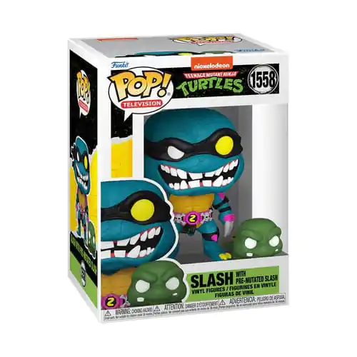 Teenage Mutant Ninja Turtles Funko POP & Buddy! Movies Vinyl Figura Slash & Pre-mutated, turtle Slash 9 cm fotografija proizvoda