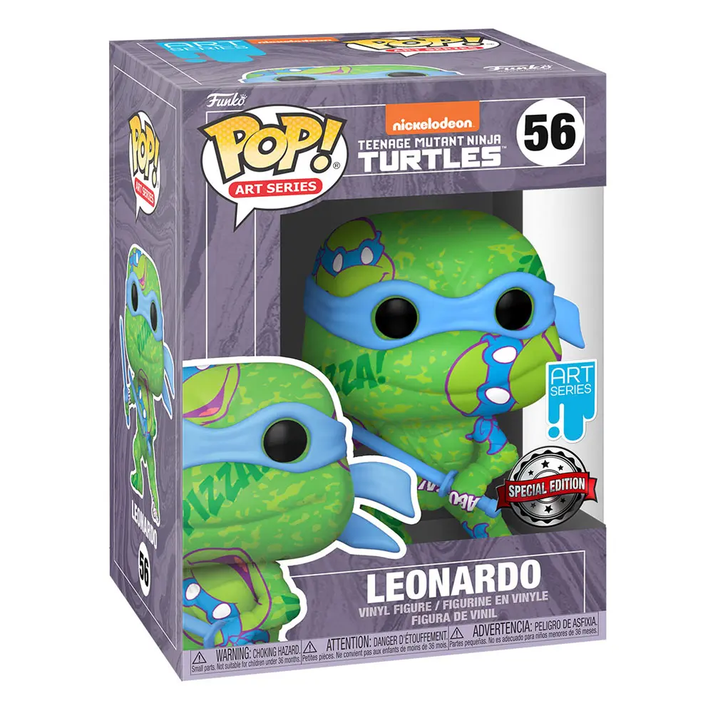 Teenage Mutant Ninja Turtles POP! Artist Series Vinilna Figura Leonardo 9 cm fotografija proizvoda