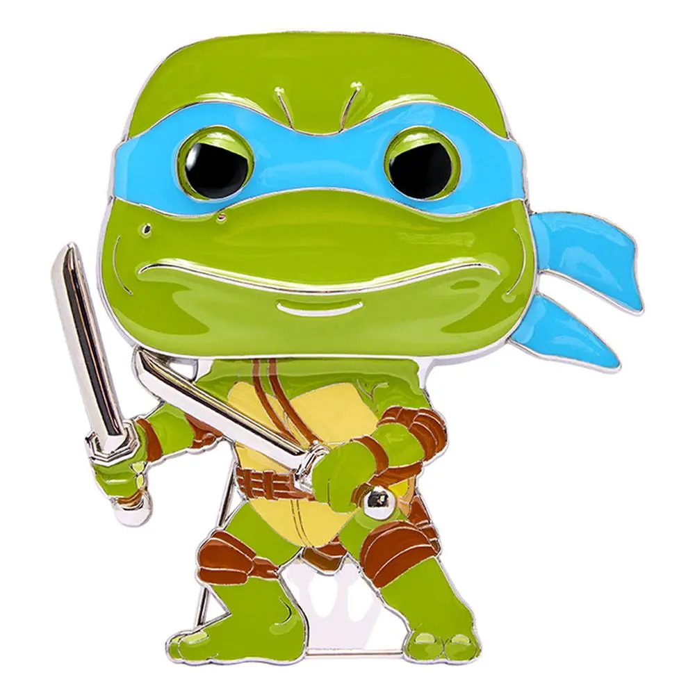 Teenage Mutant Ninja Turtles POP! Emajlirani bedž Leonardo 10 cm fotografija proizvoda