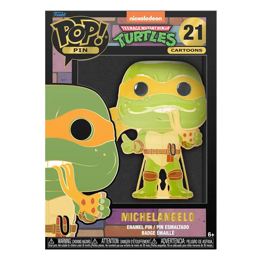Teenage Mutant Ninja Turtles POP! Emajlirani pin Michelangelo 10 cm fotografija proizvoda