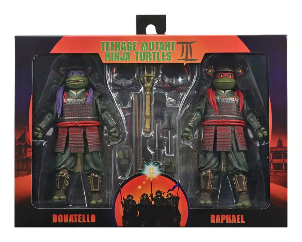 Teenage Mutant Ninja Turtles III Akcijska figura 2-Pack Donatello & Raphael 18 cm fotografija proizvoda