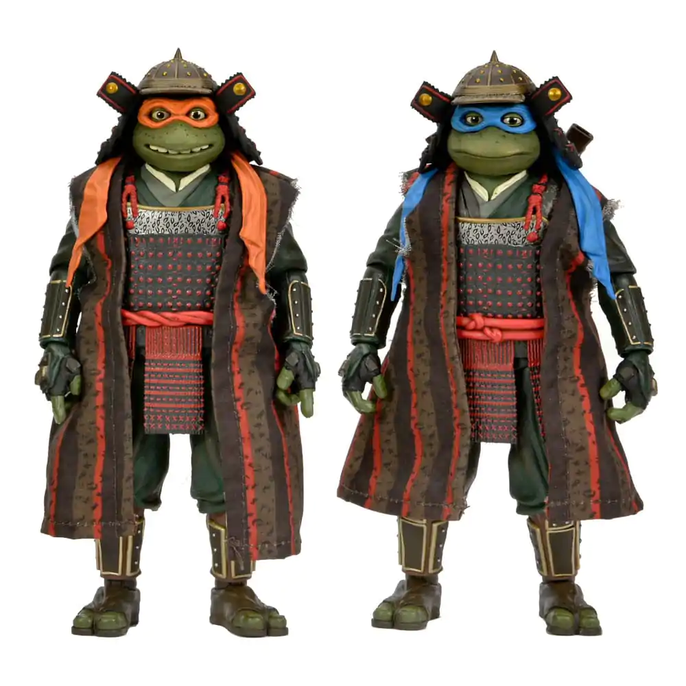 Teenage Mutant Ninja Turtles III akcijska figura set od 2 Leonardo & Michelangelo 18 cm fotografija proizvoda