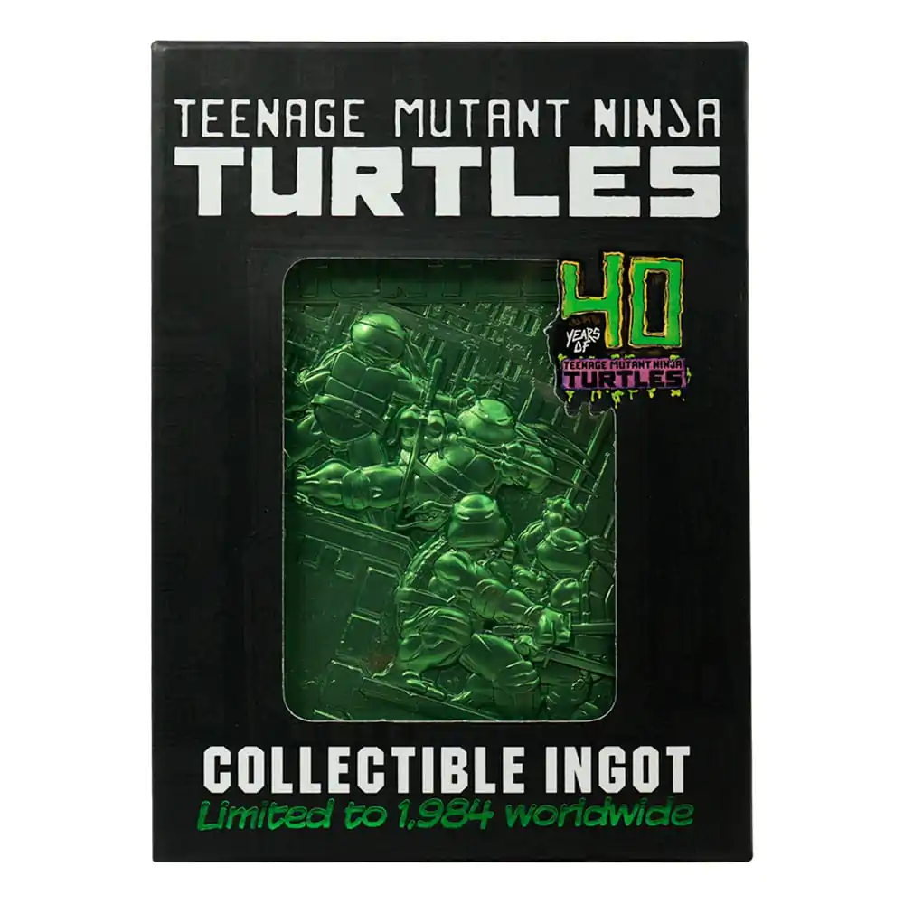 Teenage Mutant Ninja Turtles Ingot 40. obljetnica Zeleno Limitirano Izdanje fotografija proizvoda