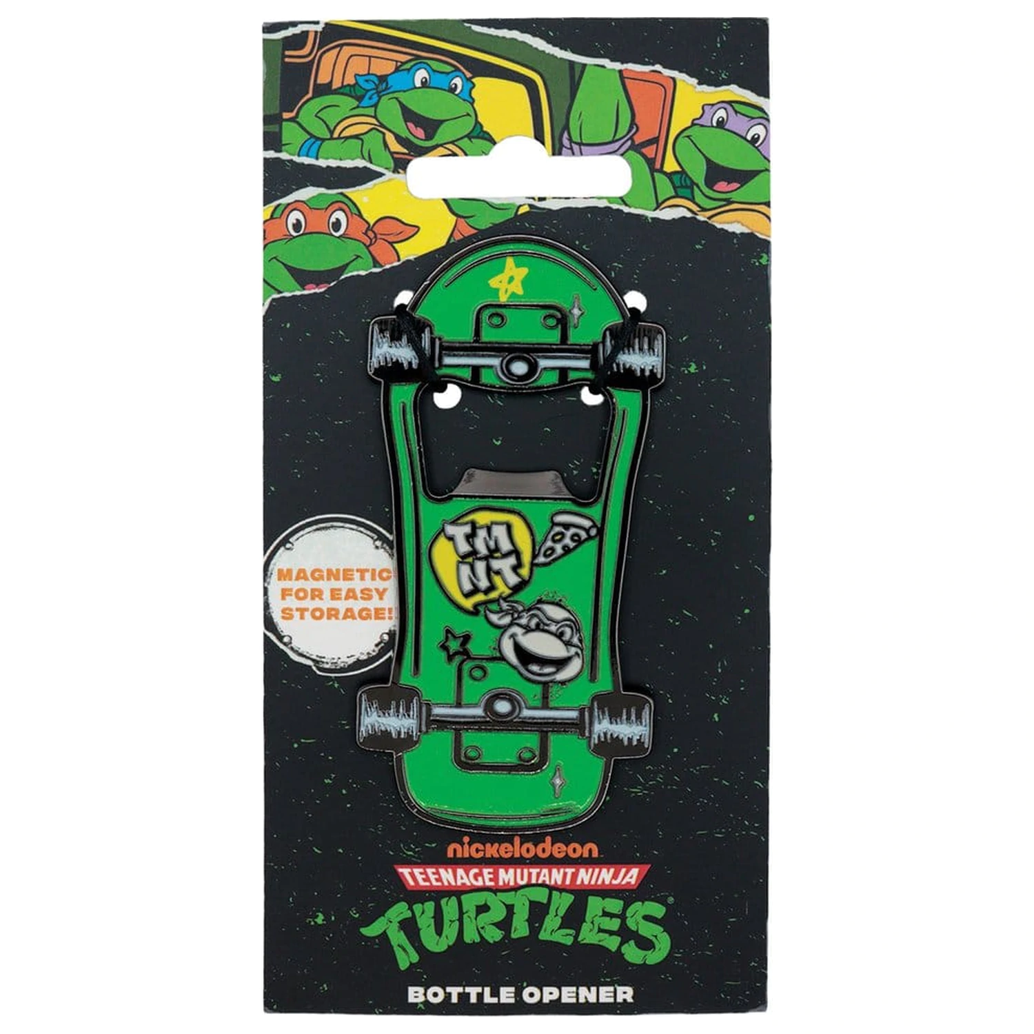 Teenage Mutant Ninja Turtles Otvarač za boce Magnetski Skateboard fotografija proizvoda