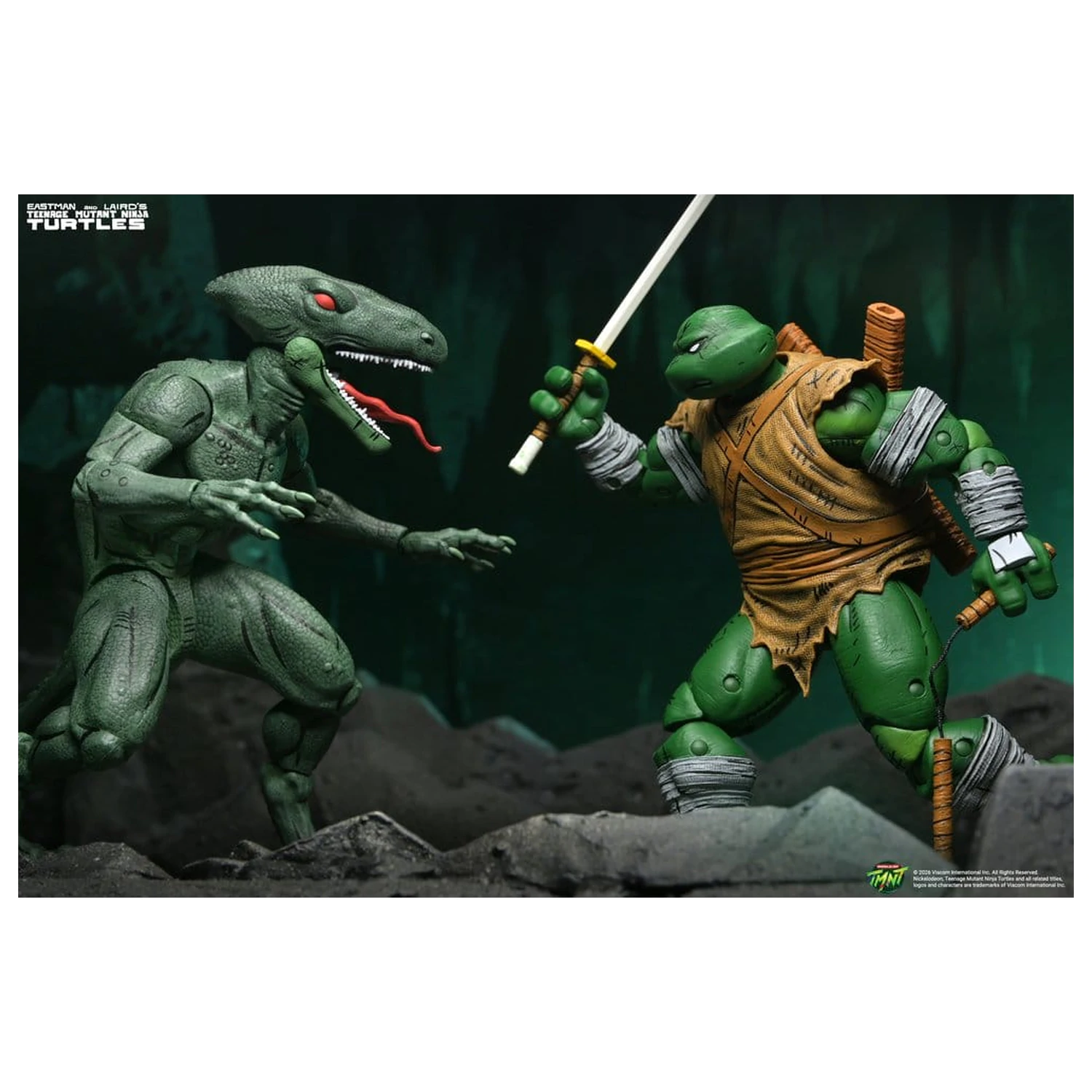 Teenage Mutant Ninja Turtles (Mirage Comics) set od 2 akcijske figure Daimyo Orkai & Raptor 18 cm fotografija proizvoda