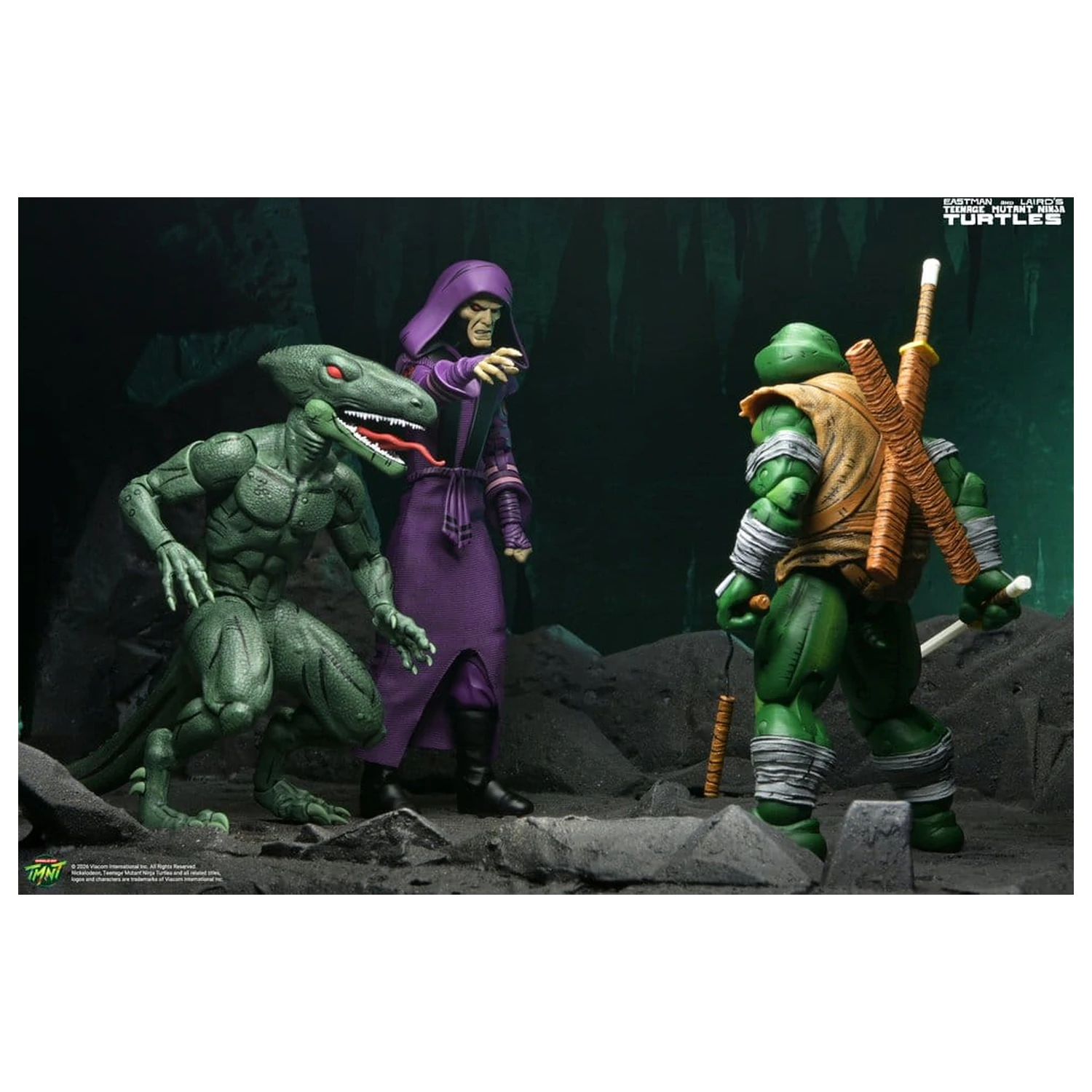 Teenage Mutant Ninja Turtles (Mirage Comics) set od 2 akcijske figure Daimyo Orkai & Raptor 18 cm fotografija proizvoda