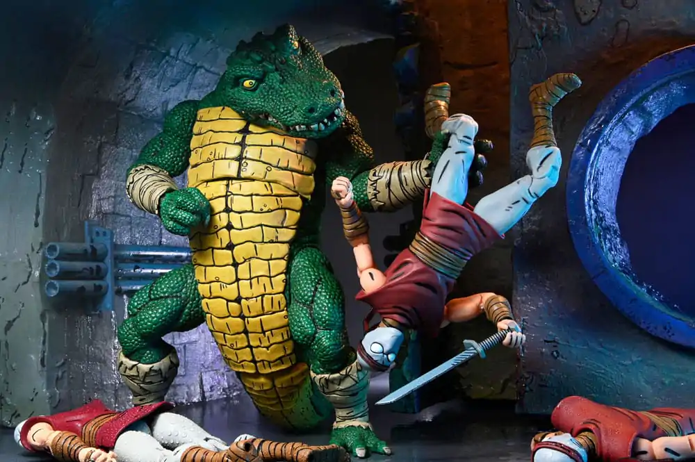 Teenage Mutant Ninja Turtles (Mirage Comics) akcijska figura Leatherhead 21 cm fotografija proizvoda