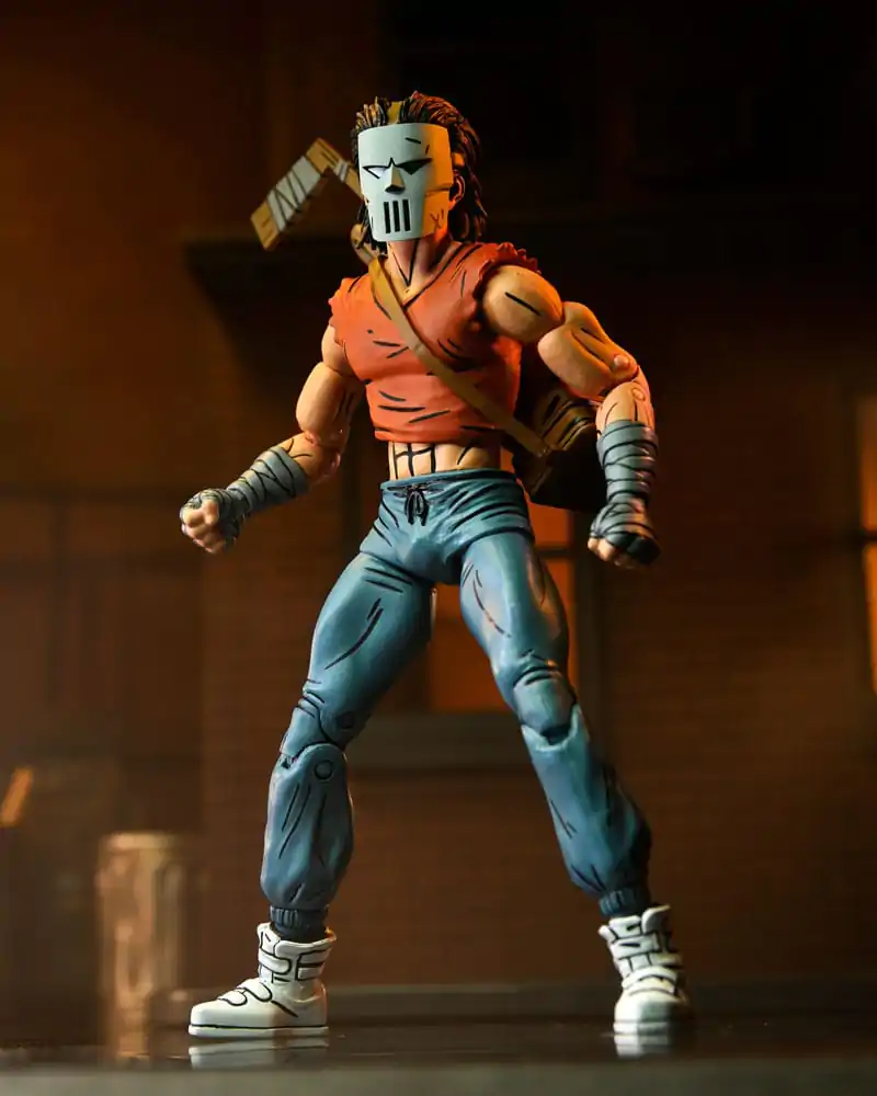 Teenage Mutant Ninja Turtles (Mirage Comics) Akcijska Figura Casey Jones u crvenoj majici 18 cm fotografija proizvoda