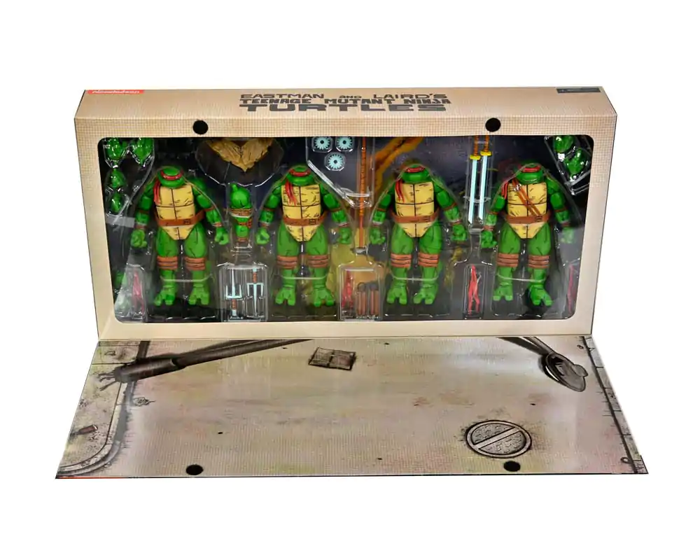 Teenage Mutant Ninja Turtles (Mirage Comics) Akcijske figure 4-paket Leonardo, Raphael, Michelangelo i Donatello 18 cm fotografija proizvoda