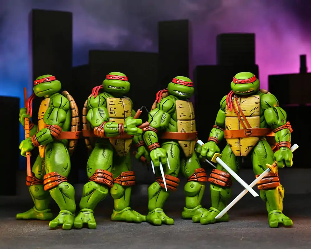 Teenage Mutant Ninja Turtles (Mirage Comics) Akcijske figure 4-paket Leonardo, Raphael, Michelangelo i Donatello 18 cm fotografija proizvoda