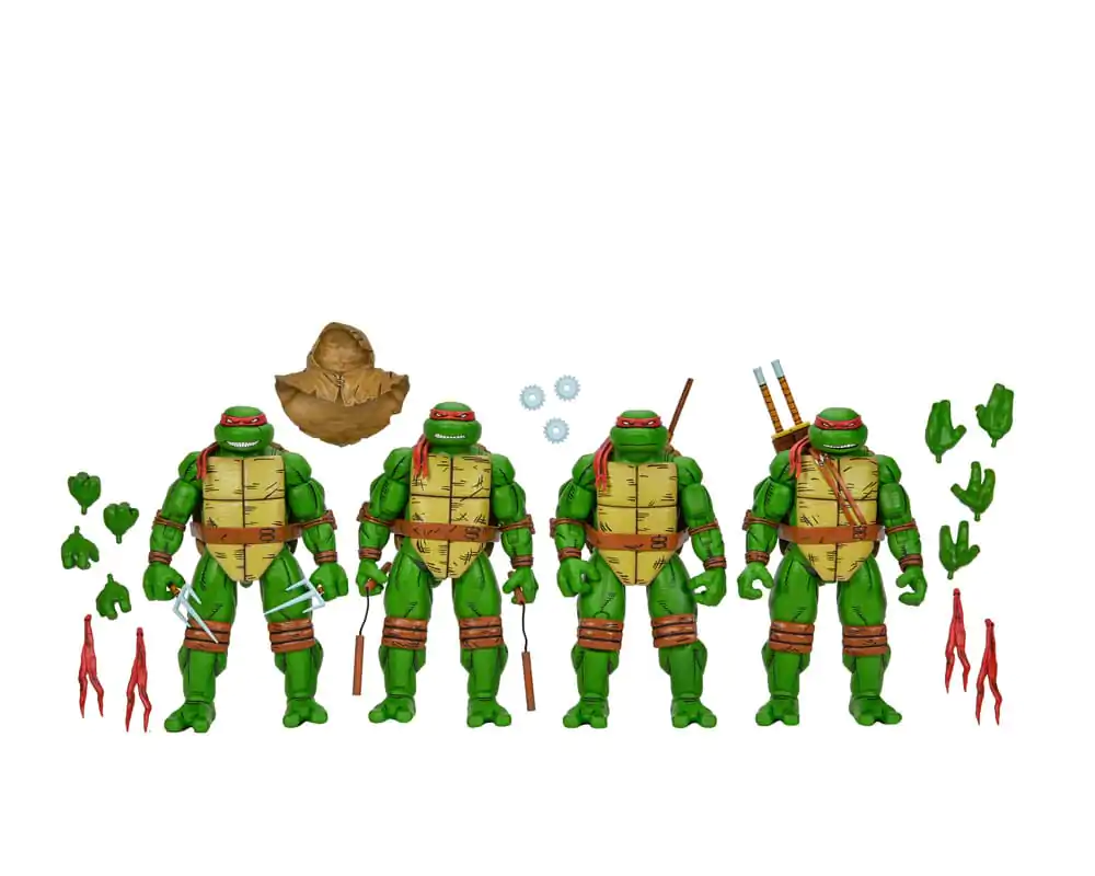 Teenage Mutant Ninja Turtles (Mirage Comics) Akcijske figure 4-paket Leonardo, Raphael, Michelangelo i Donatello 18 cm fotografija proizvoda
