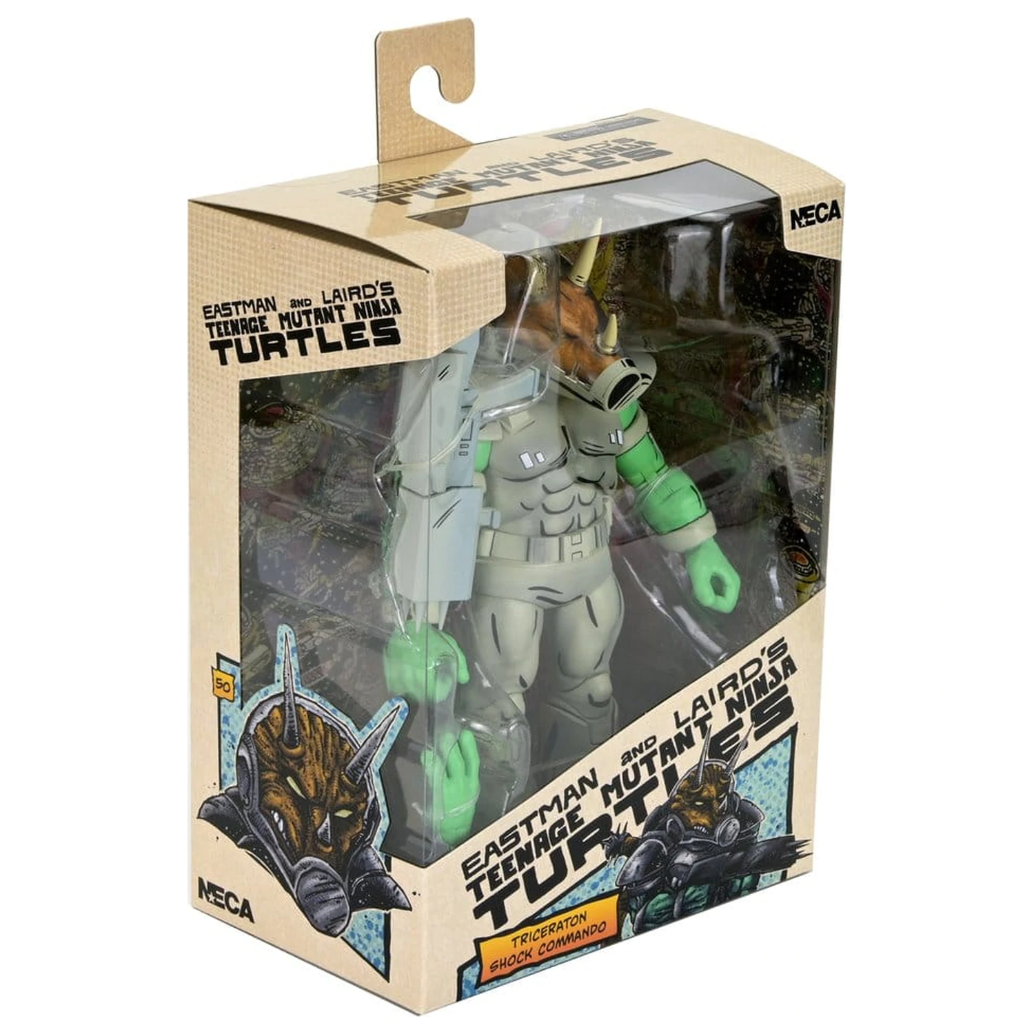 Teenage Mutant Ninja Turtles (Mirage Comics) Akcijska figura Shock Commando Triceraton 18 cm fotografija proizvoda