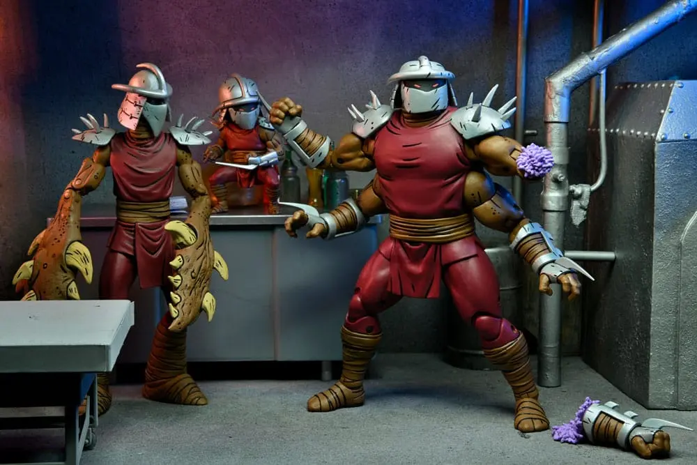 Teenage Mutant Ninja Turtles (Mirage Comics) akcijska figura Shredder Clone & Mini Shredder (Deluxe) 18 cm fotografija proizvoda