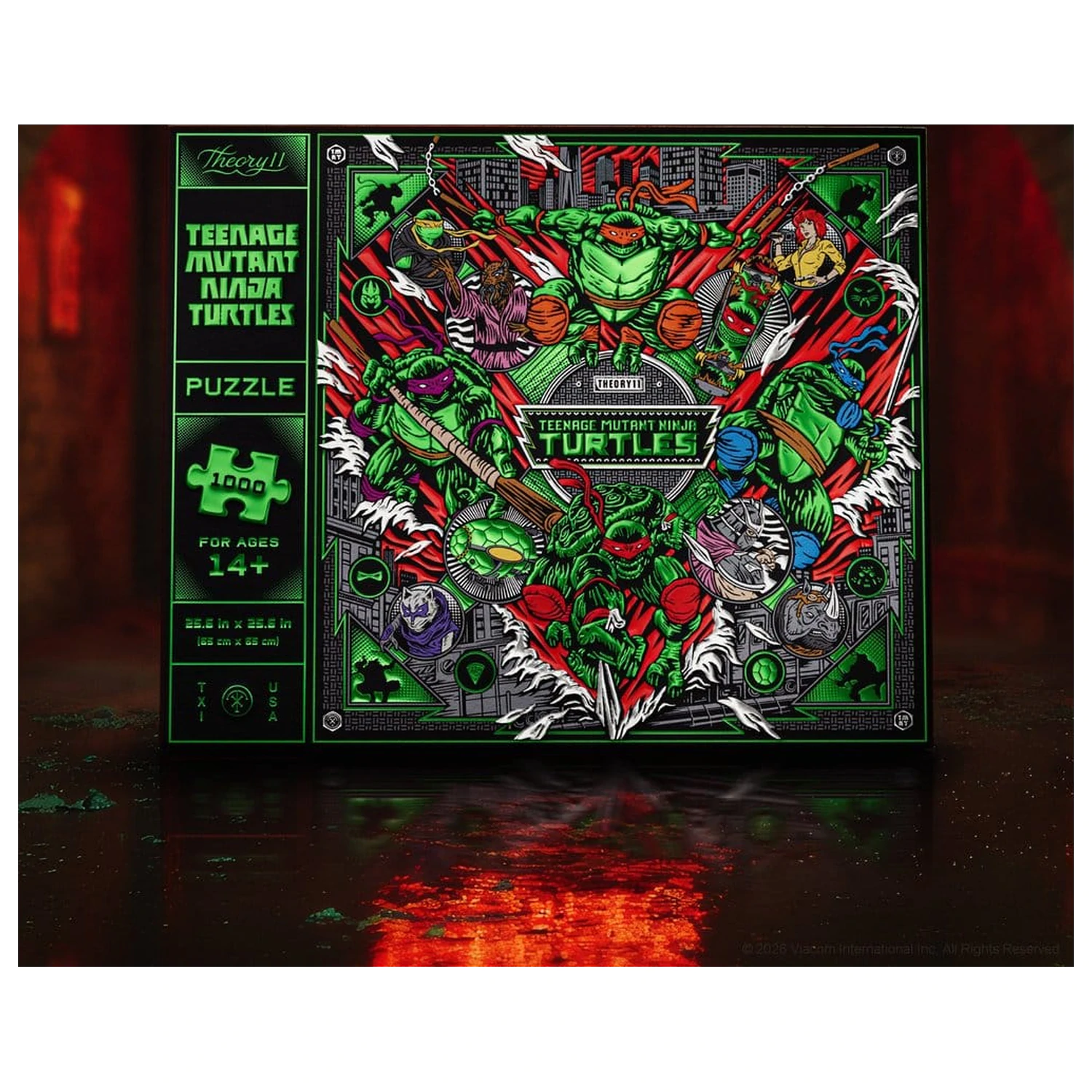 Teenage Mutant Ninja Turtles višedimenzionalna slagalica (1000 dijelova) fotografija proizvoda