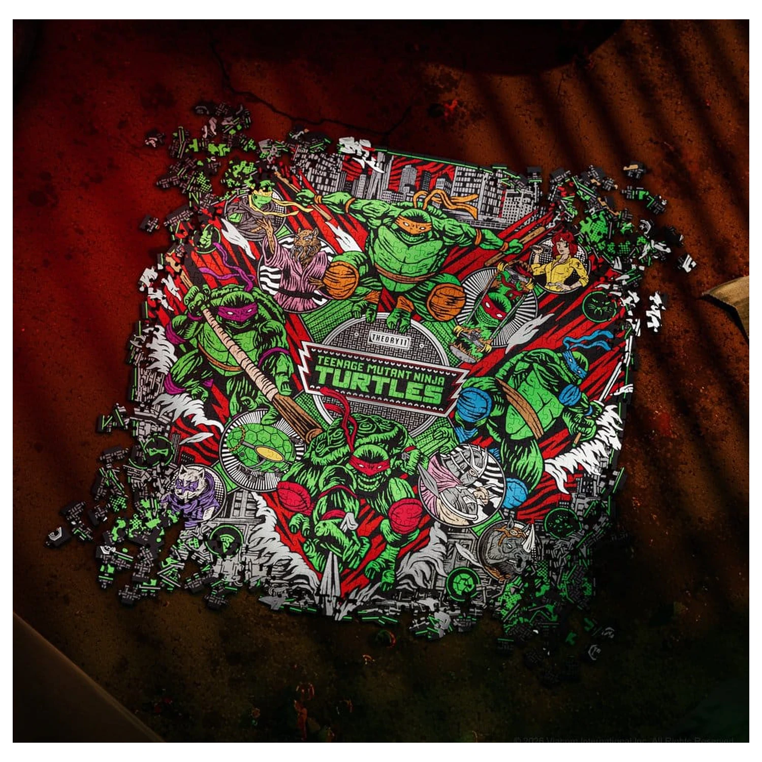 Teenage Mutant Ninja Turtles višedimenzionalna slagalica (1000 dijelova) fotografija proizvoda