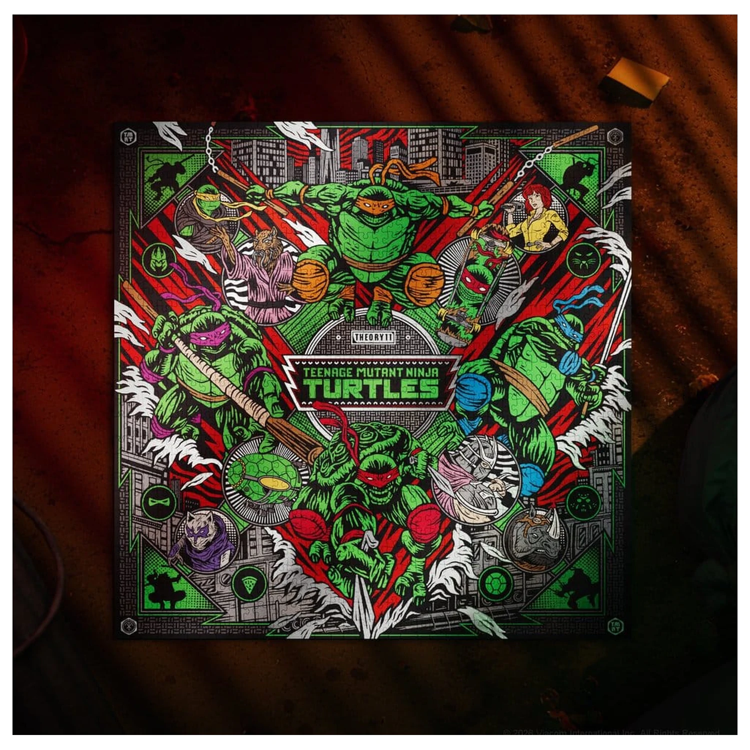 Teenage Mutant Ninja Turtles višedimenzionalna slagalica (1000 dijelova) fotografija proizvoda