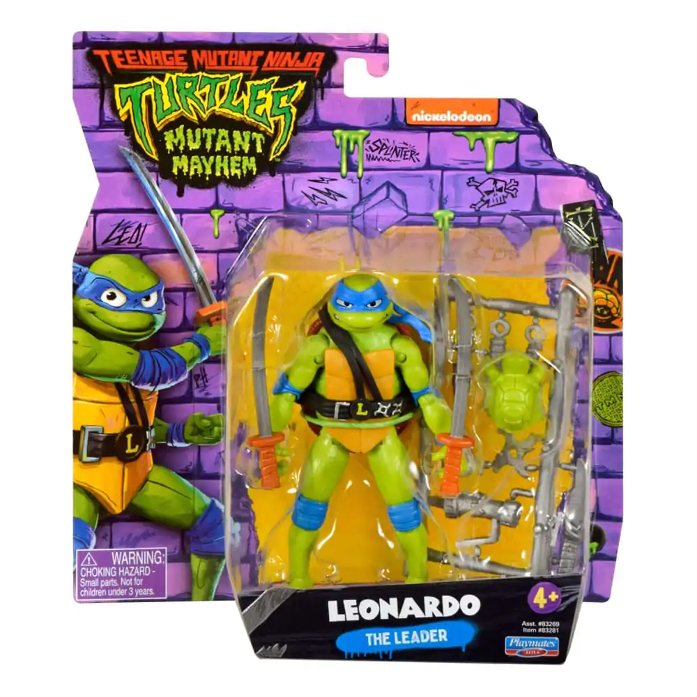 Teenage Mutant Ninja Turtles: Mutant Mayhem akcijska figura Leonardo 10 cm fotografija proizvoda