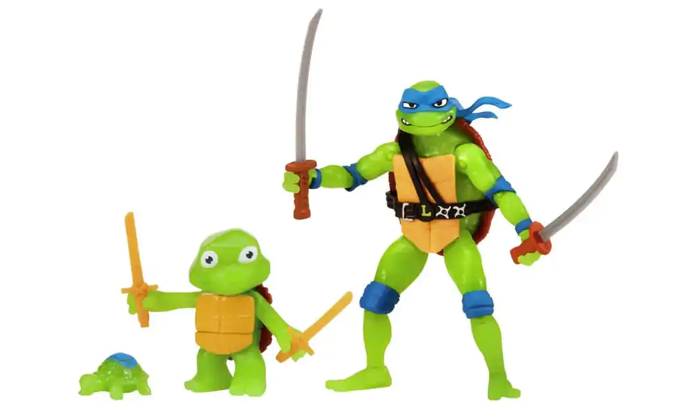 Teenage Mutant Ninja Turtles: Mutant Mayhem akcijske figure 3-Pack Leonardo Evolution 10 cm fotografija proizvoda