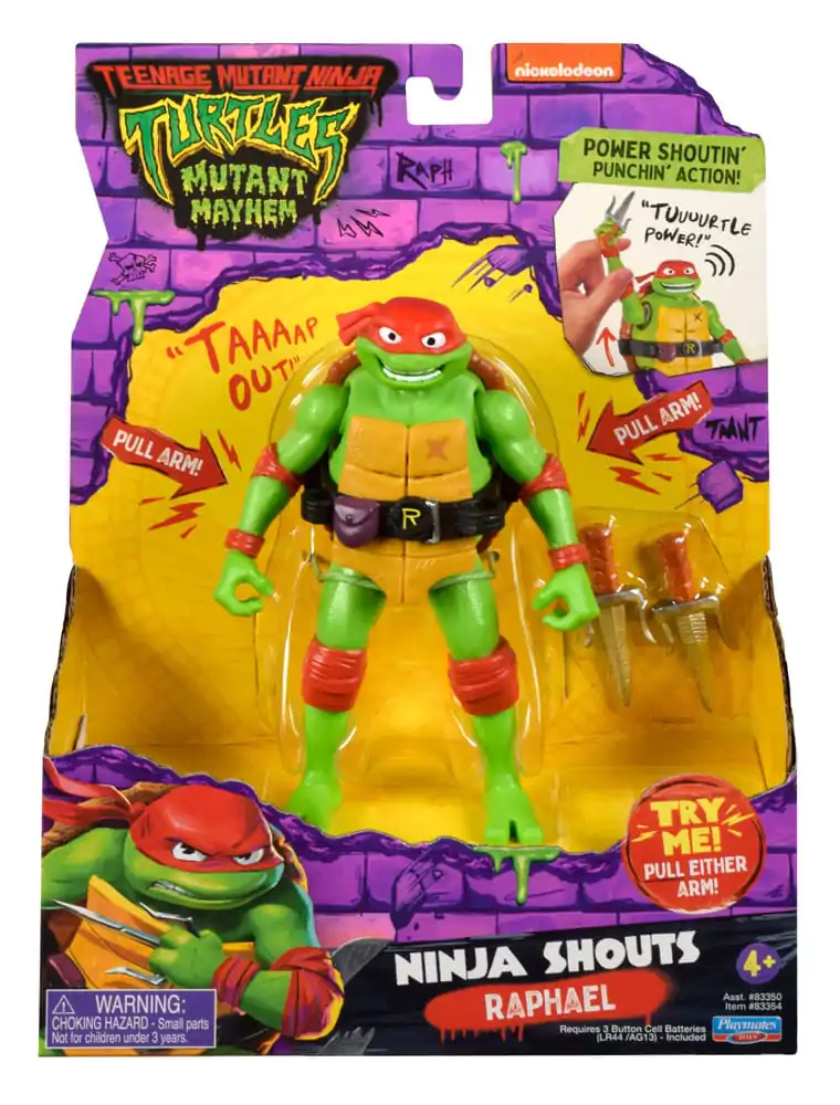 Teenage Mutant Ninja Turtles: Mutant Mayhem Ninja Shouts Akcijska figura Raphael 14 cm fotografija proizvoda