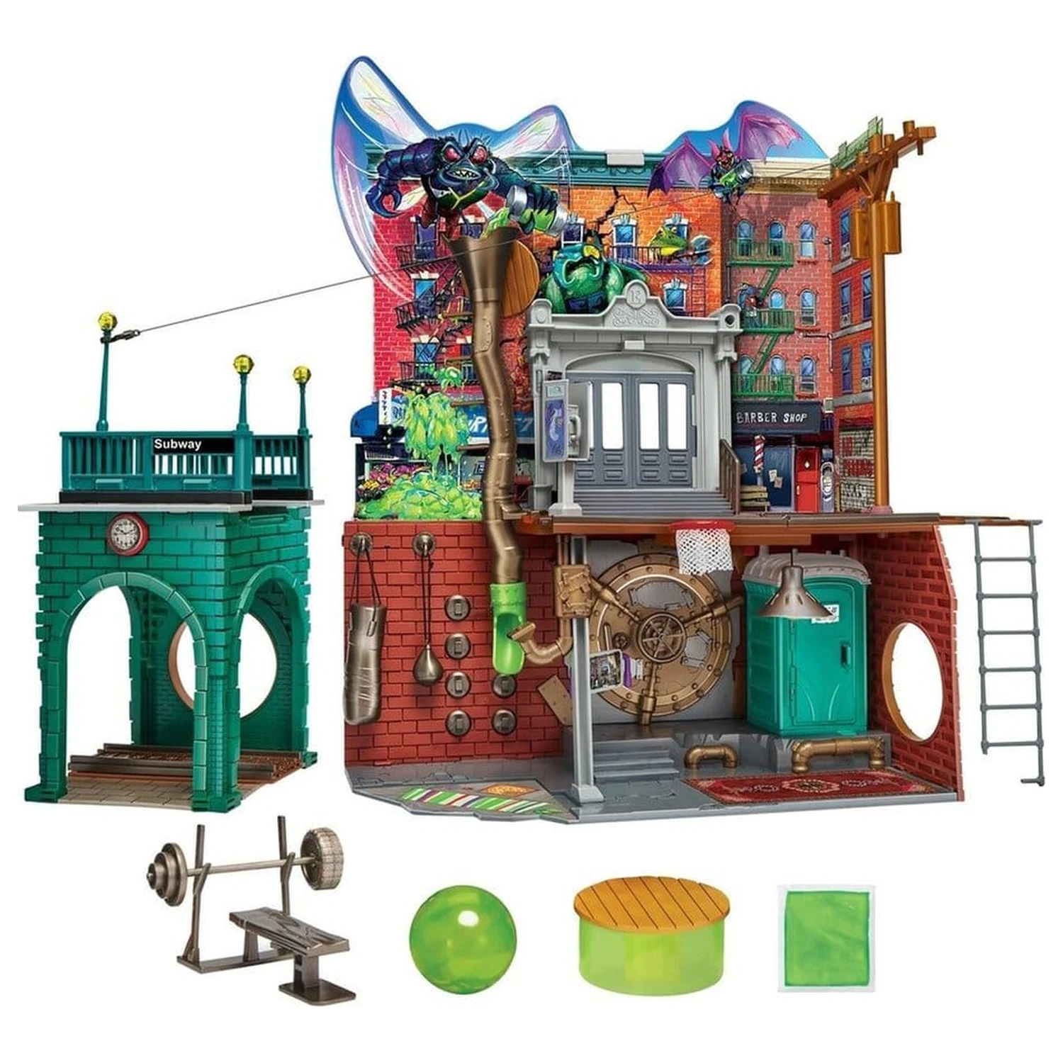 Teenage Mutant Ninja Turtles: Mutant Mayhem Playset Nova verzija skrovišta u kanalizaciji fotografija proizvoda