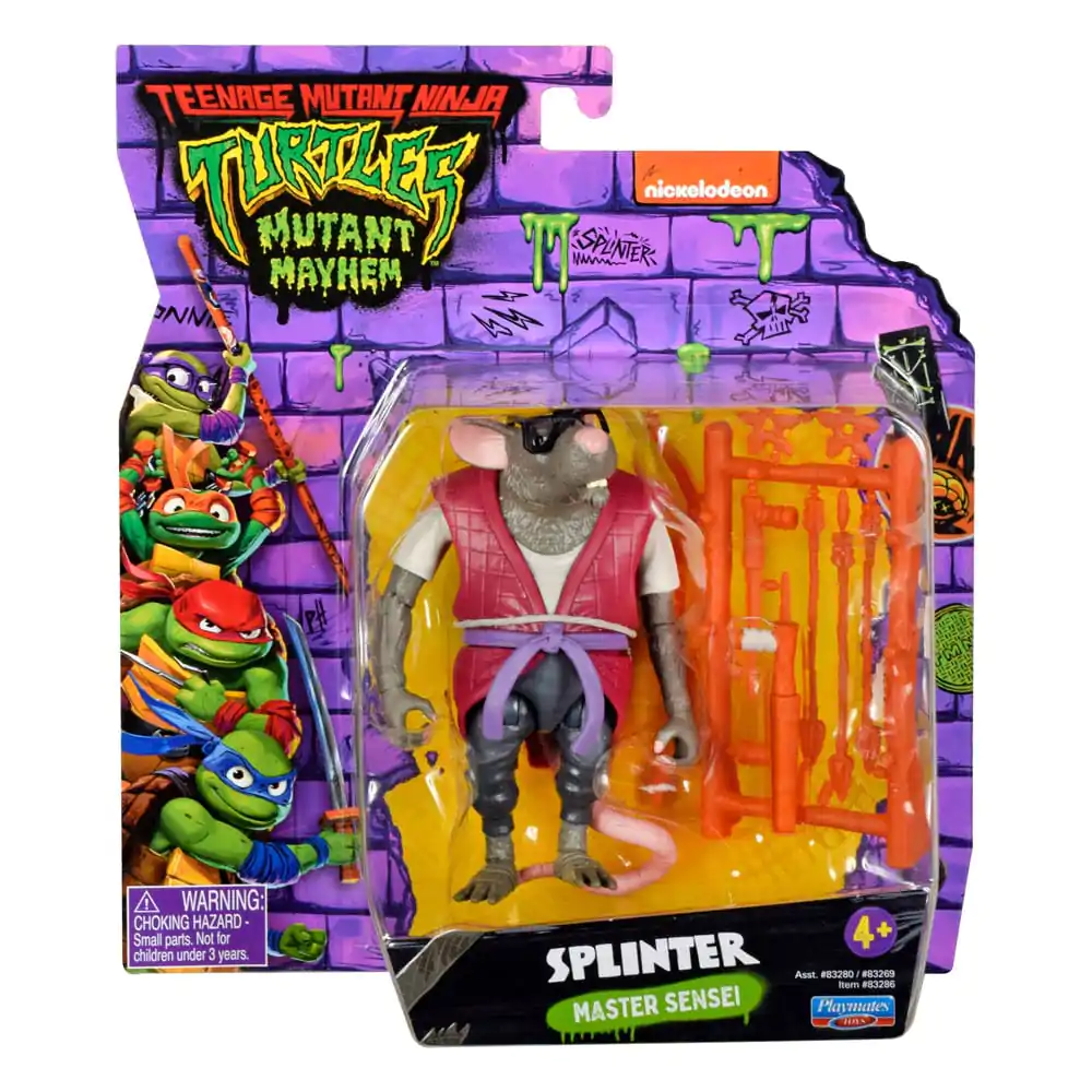 Teenage Mutant Ninja Turtles: Mutant Mayhem Akcijska figura Splinter 10 cm fotografija proizvoda