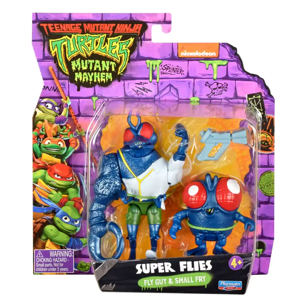 Teenage Mutant Ninja Turtles: Mutant Mayhem akcijske figure Super Fly & Toddler Super Fly 11 cm fotografija proizvoda