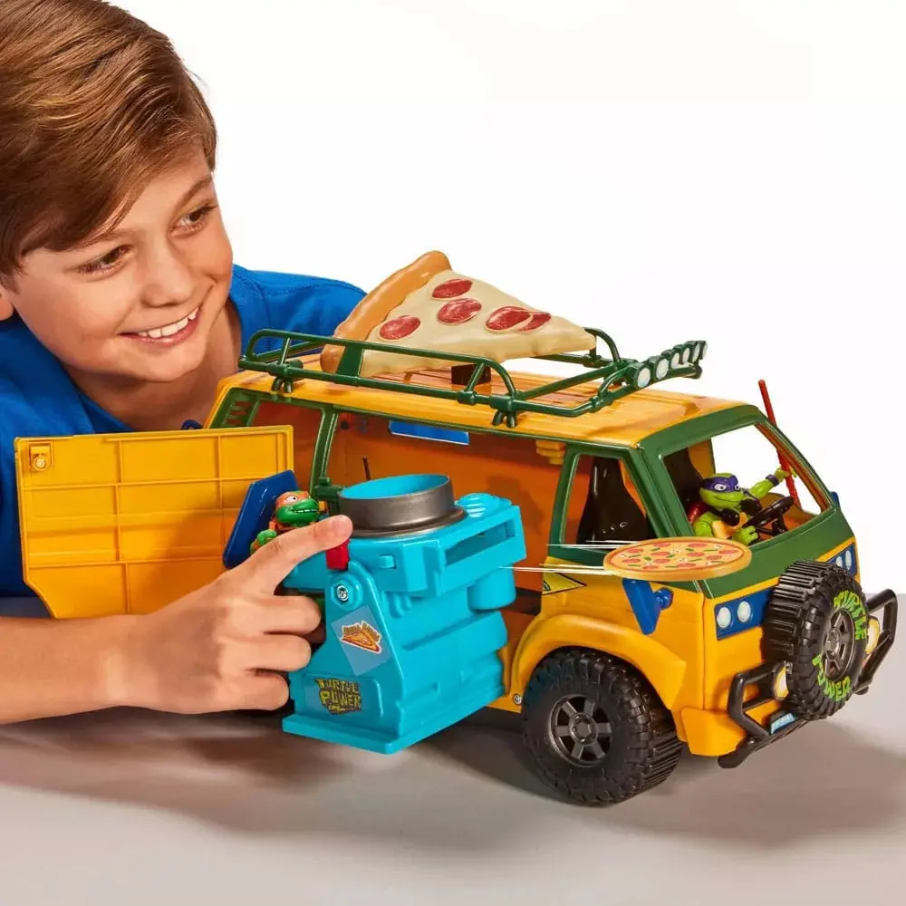 Teenage Mutant Ninja Turtles: Mutant Mayhem Vozilo Pizza kombi 20 cm fotografija proizvoda