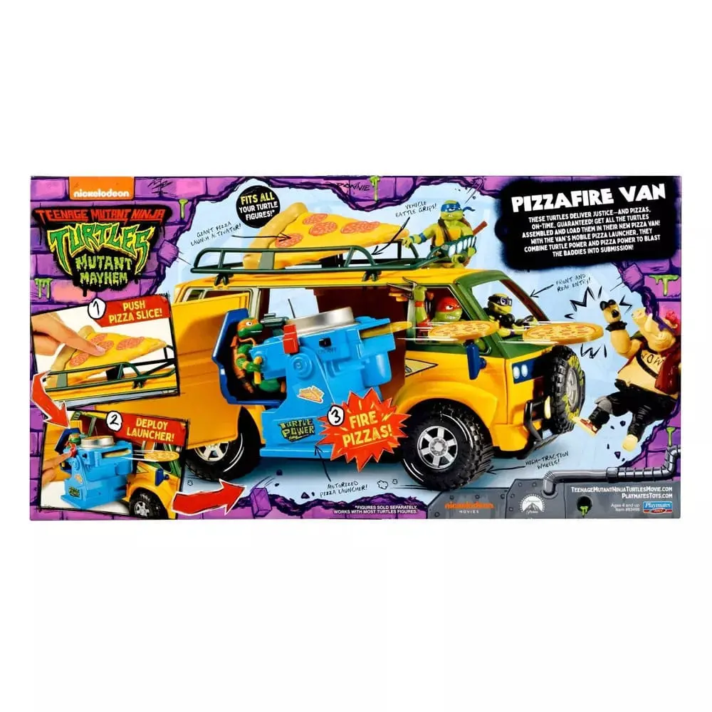 Teenage Mutant Ninja Turtles: Mutant Mayhem Vozilo Pizza kombi 20 cm fotografija proizvoda