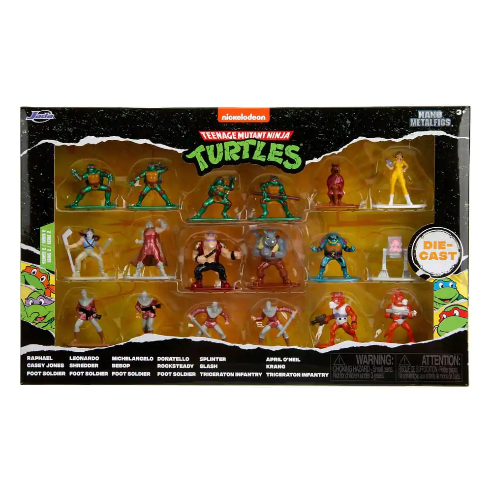 Teenage Mutant Ninja Turtles Nano Metalfigs Diecast Mini Figure 18-Pack Wave 2 4 cm fotografija proizvoda