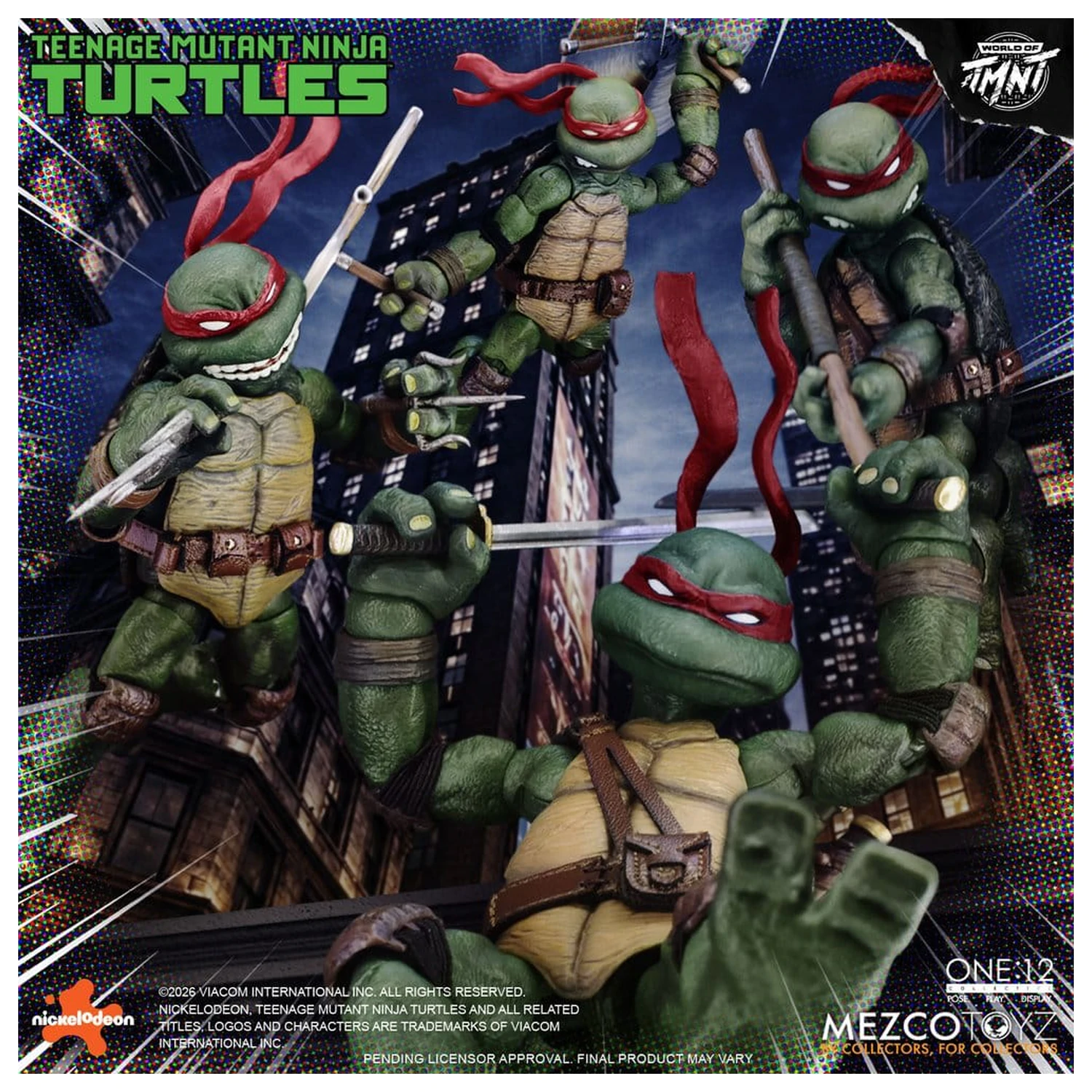 Teenage Mutant Ninja Turtles One:12 Collective akcijske figure 1/12 u kutiji set 17 cm fotografija proizvoda